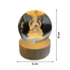3d Led Laxmi Ji Crystal Ball Night Lamp - Image 2