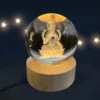 3d Led Laxmi Ji Crystal Ball Night Lamp - Image 6