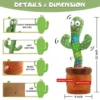 Dancing Cactus Toy, Cotton Green Dancing Cactus Toy For Kids