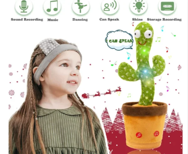 Dancing Cactus Toy, Cotton Green Dancing Cactus Toy For Kids