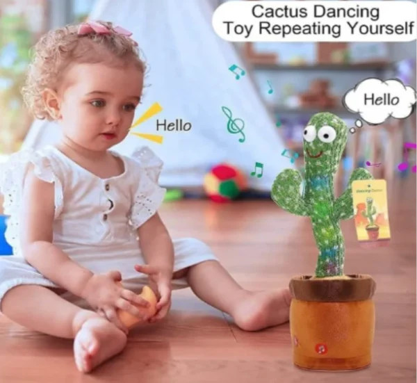 Dancing Cactus Toy, Cotton Green Dancing Cactus Toy For Kids