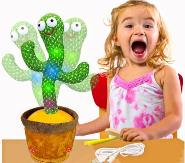 Dancing Cactus Toy, Cotton Green Dancing Cactus Toy For Kids