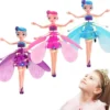 Pink Plastic Flying Fairy Dolls, 18 X 15 X 4 cm